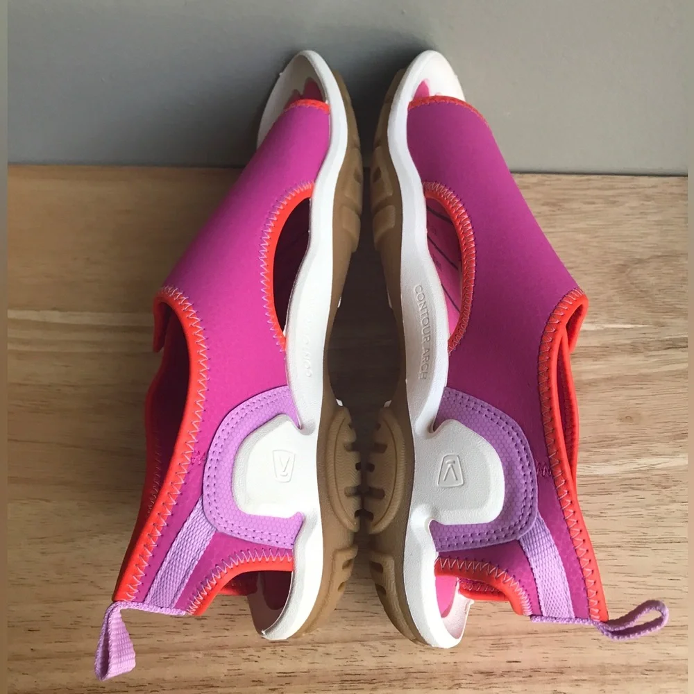 Keen Knotch River Kids Girls Open Toe Sandals Magenta/Lilac Size: US 5 EUR 37